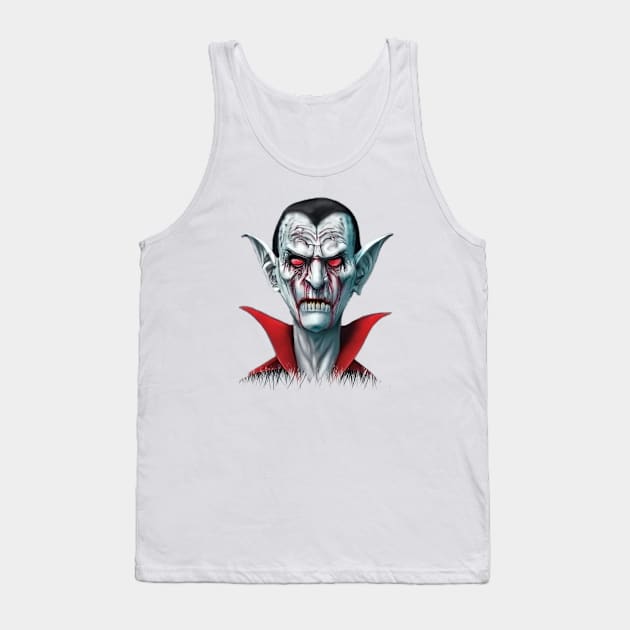 Dracula Tank Top by GothCardz